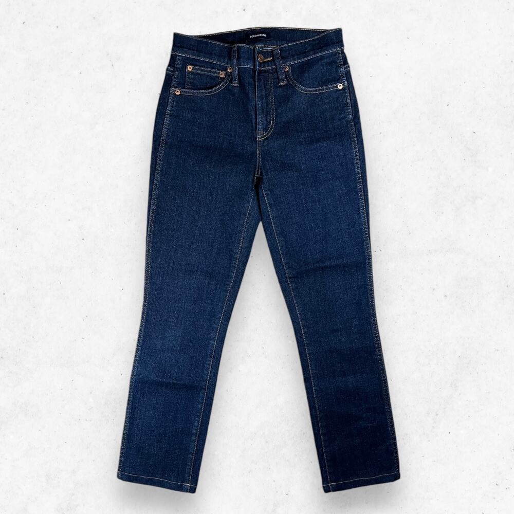 J. Crew Jeans Vintage Straight Women's Size 25 Dark‎ Wash Stretch Denim